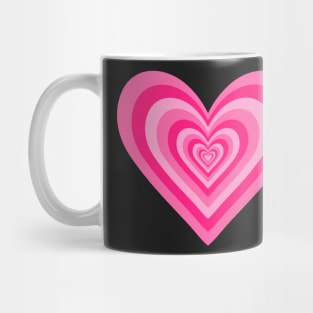 Hot Pink Expanding Hearts Mug